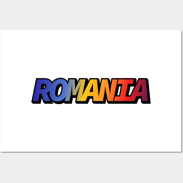 Romania Wall Art by Sthickers